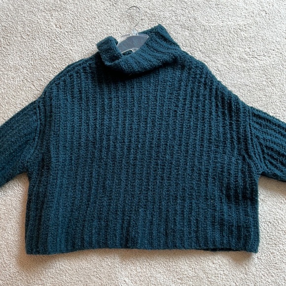 Free People teal sweater - Picture 4 of 4